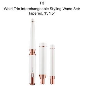T3 whirl trio interchangeable styling wand set
